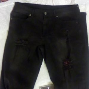 Rue 21 men black skinny jeans